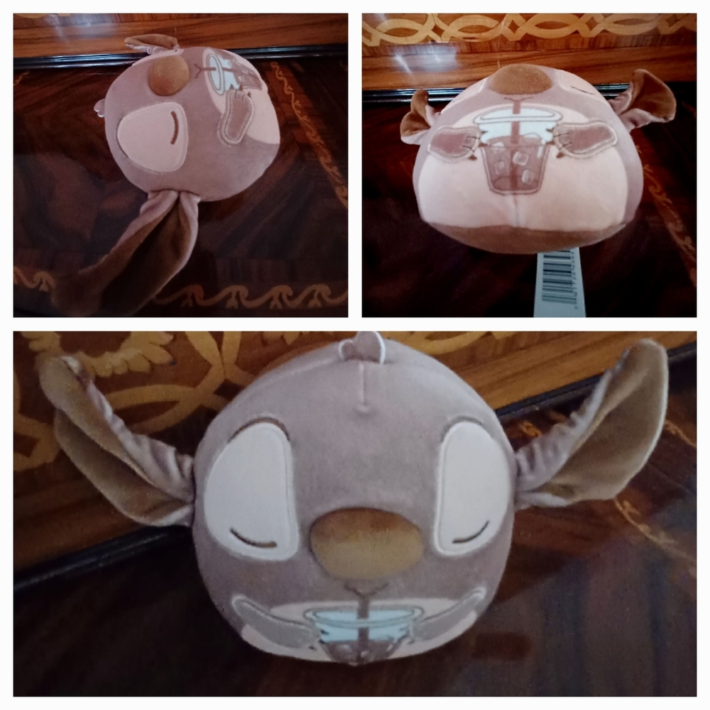 Squishmallows DISNEY Brown Sugar Scented Stitch 6” Stuffed Plush EUC